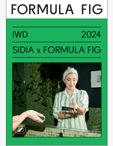 A newsletter from Formula FIG, a female owned business